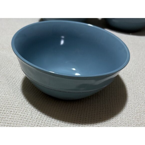 Pier 1 Imports Martillo Blue Corn Stoneware Bowls Set of 8 ~ 6” Soup Cereal Dish - Picture 3 of 4